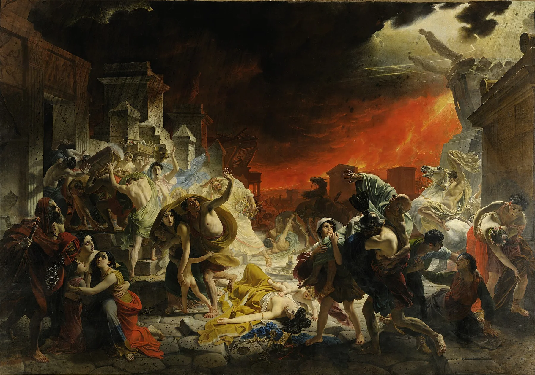Pompeji végnapja — Karl Brjullov