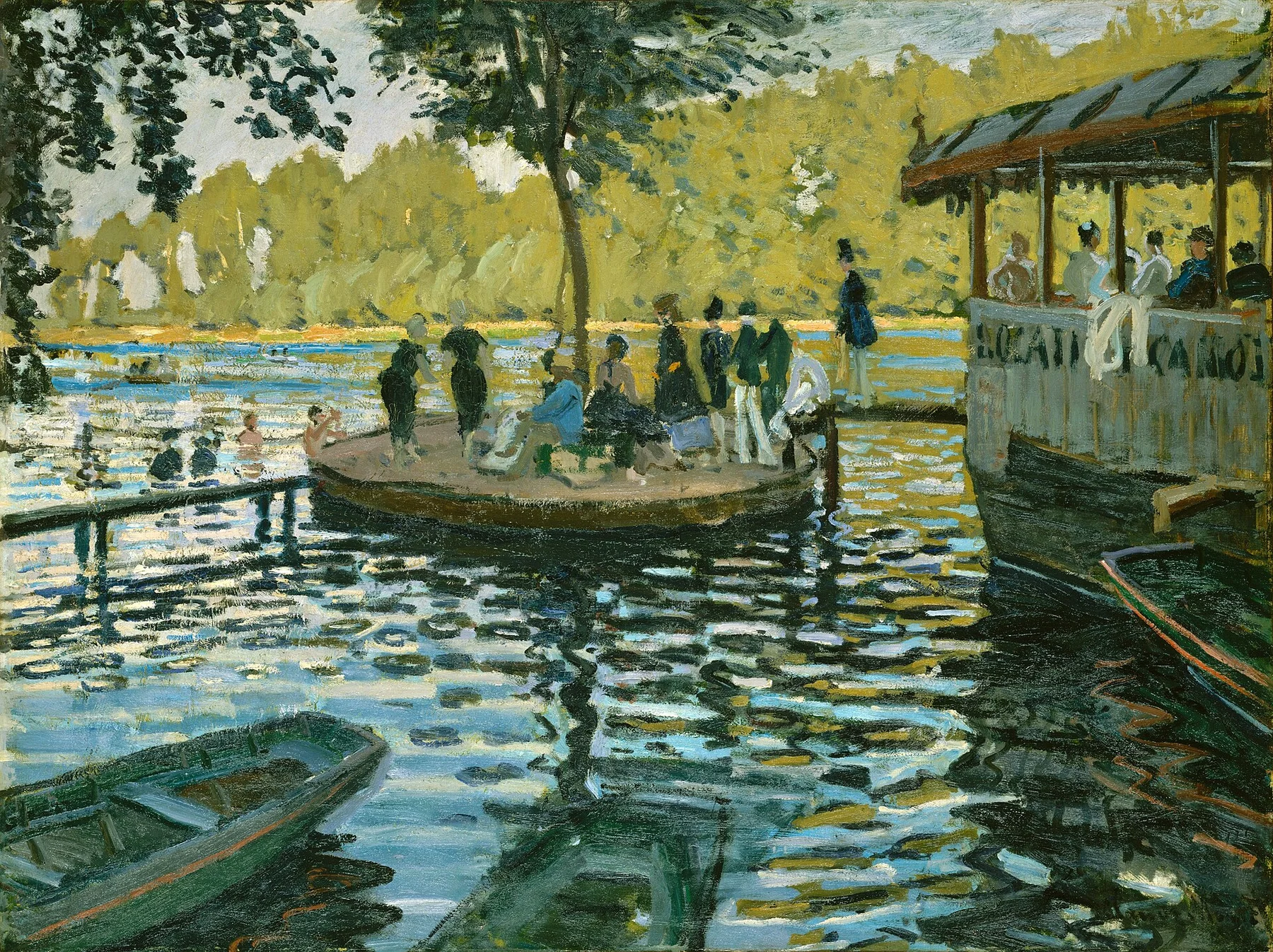 La Grenouillère — Claude Monet