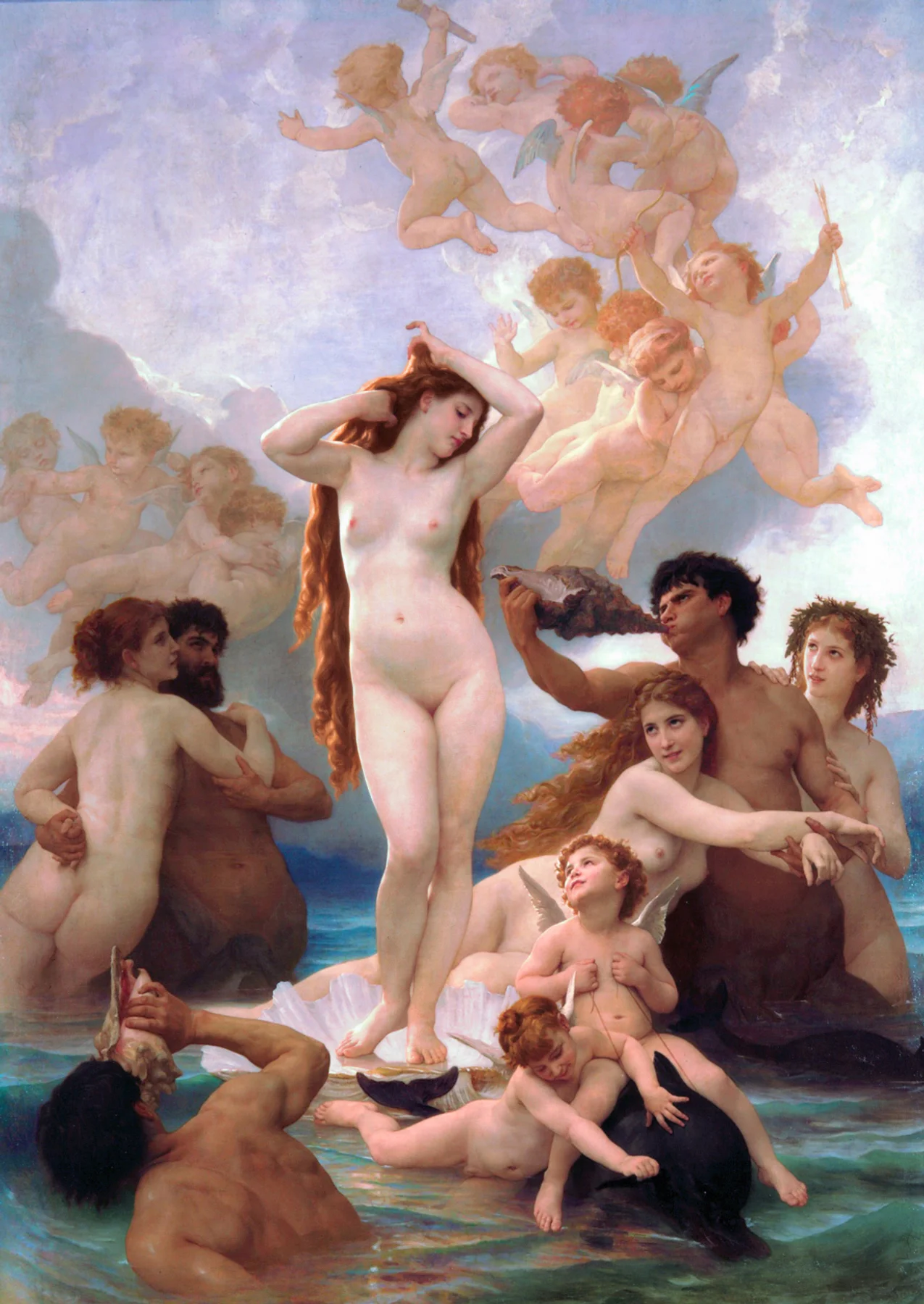 The Birth of Venus — William-Adolphe Bouguereau