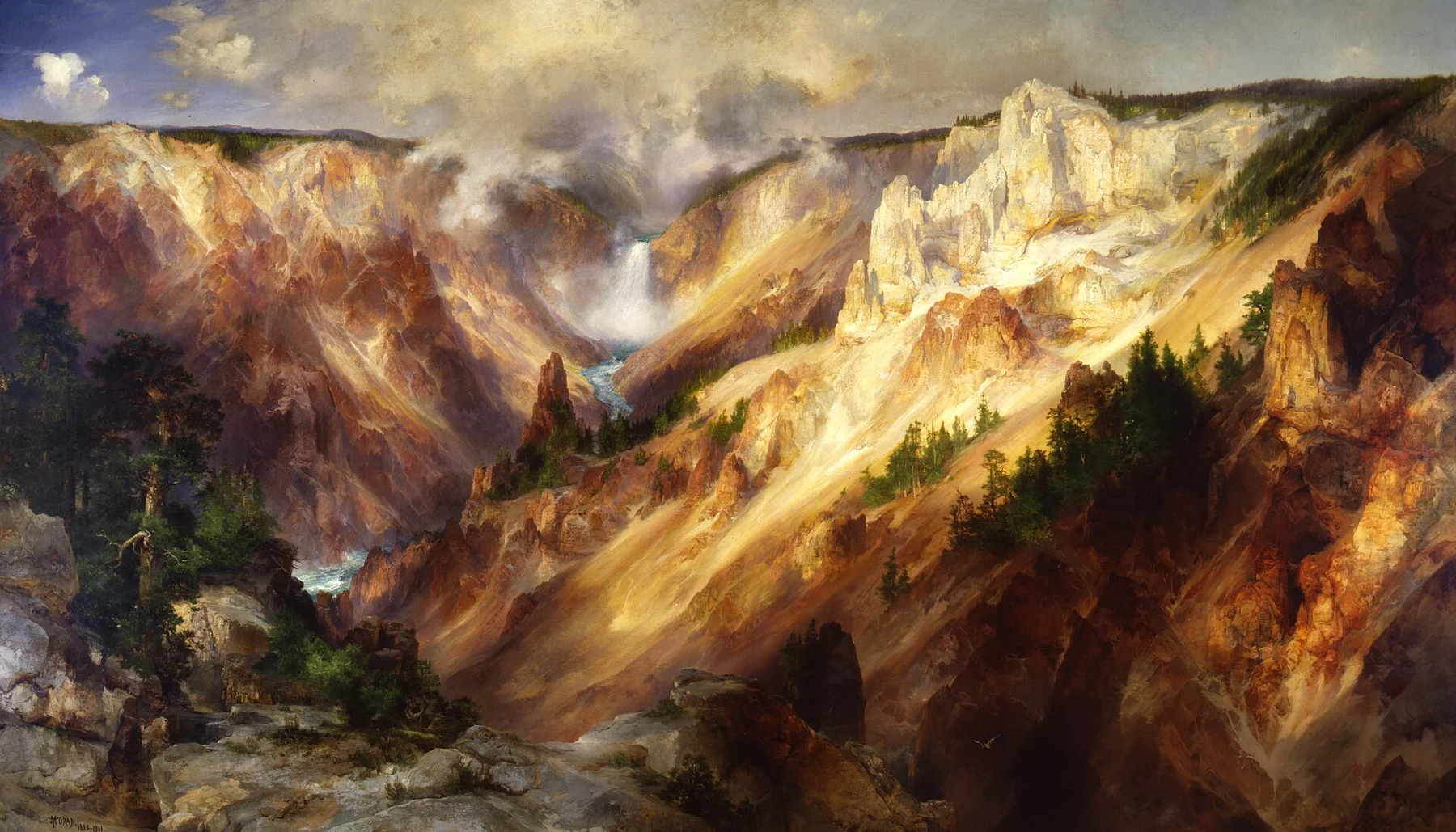 The Grand Canyon of the Yellowstone — Thomas Moran