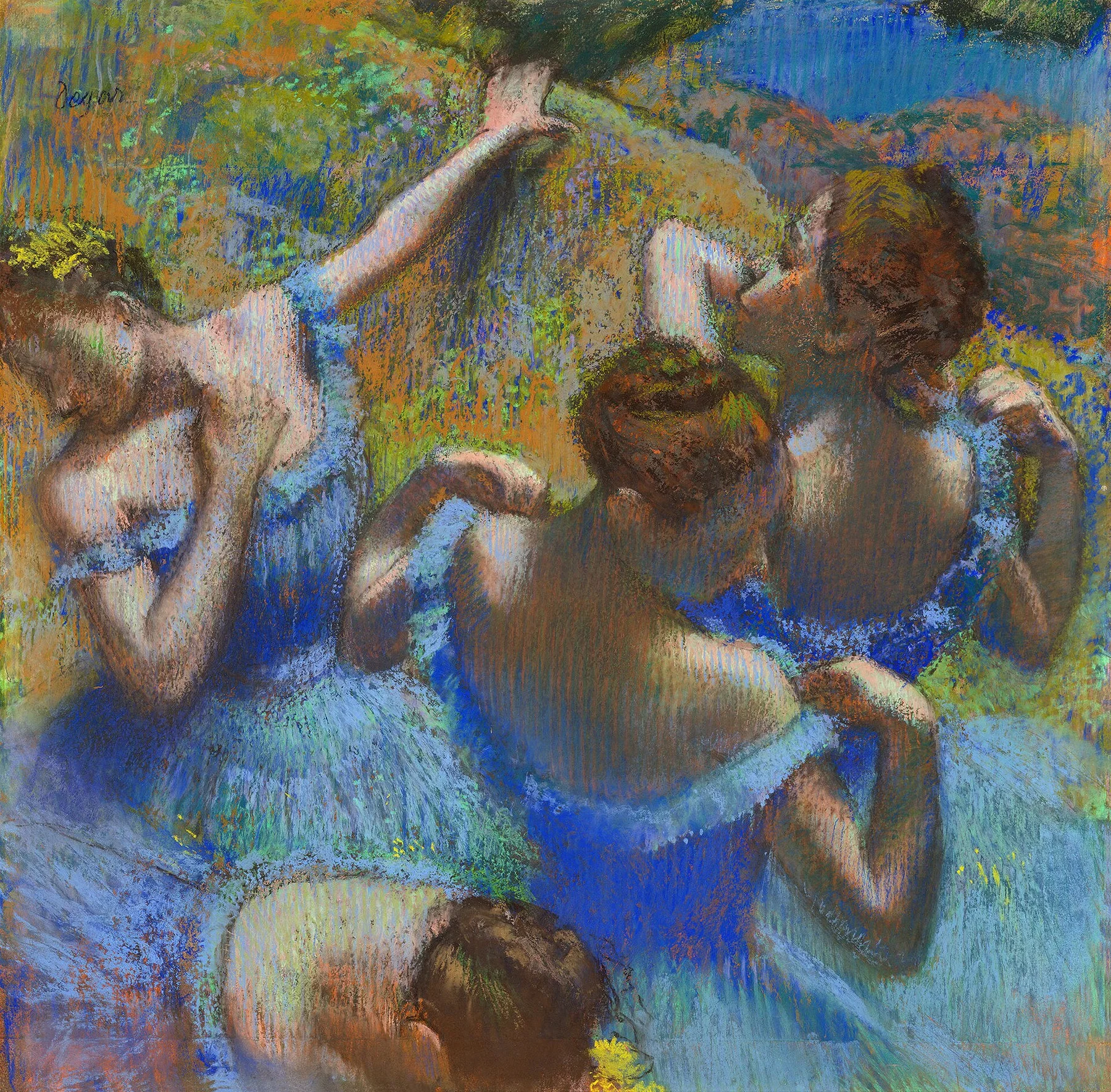 Blue Dancers — Edgar Degas