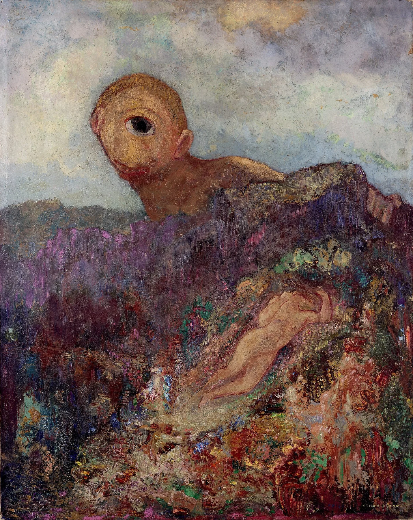 El cíclope — Odilon Redon