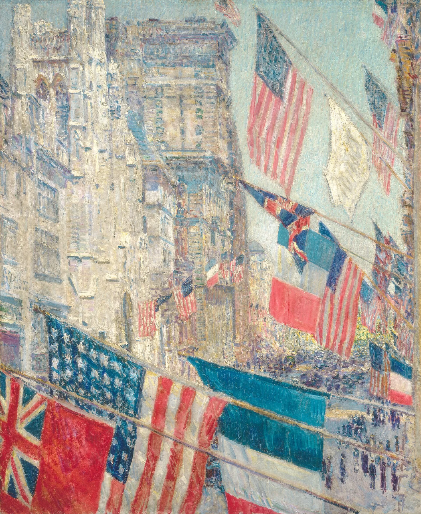 Le Jour des Alliés, mai 1917 — Childe Hassam