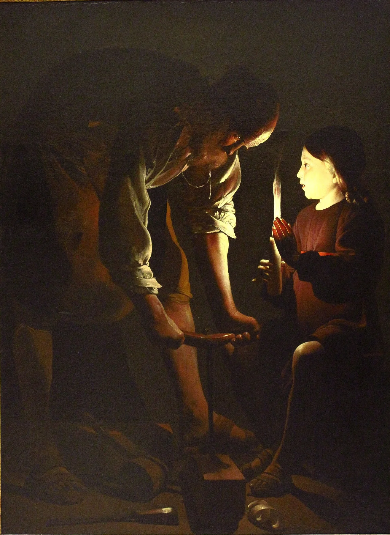 San José carpintero — Georges de La Tour