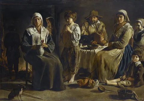 Peasant Family in an Interior