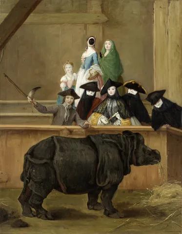 Exhibition of a Rhinoceros at Venice