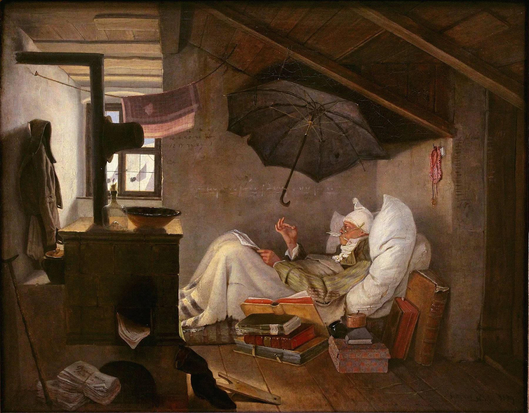 The Poor Poet — Carl Spitzweg