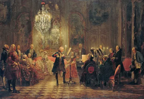 The Flute Concert of Frederick the Great at Sanssouci
