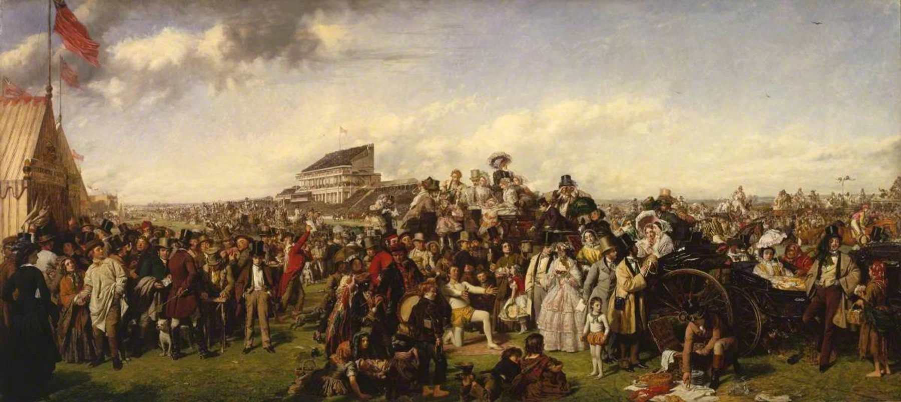 El día del Derby — William Powell Frith