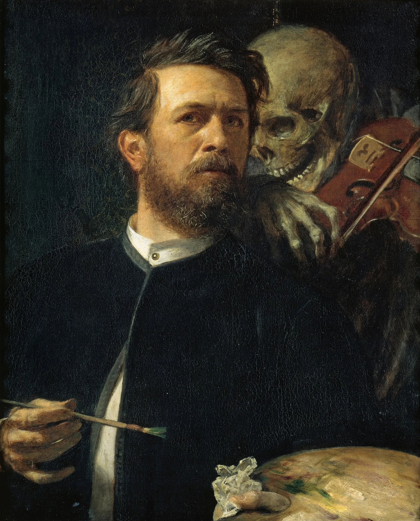 Autoportrait avec la Mort jouant du violon — Arnold Böcklin