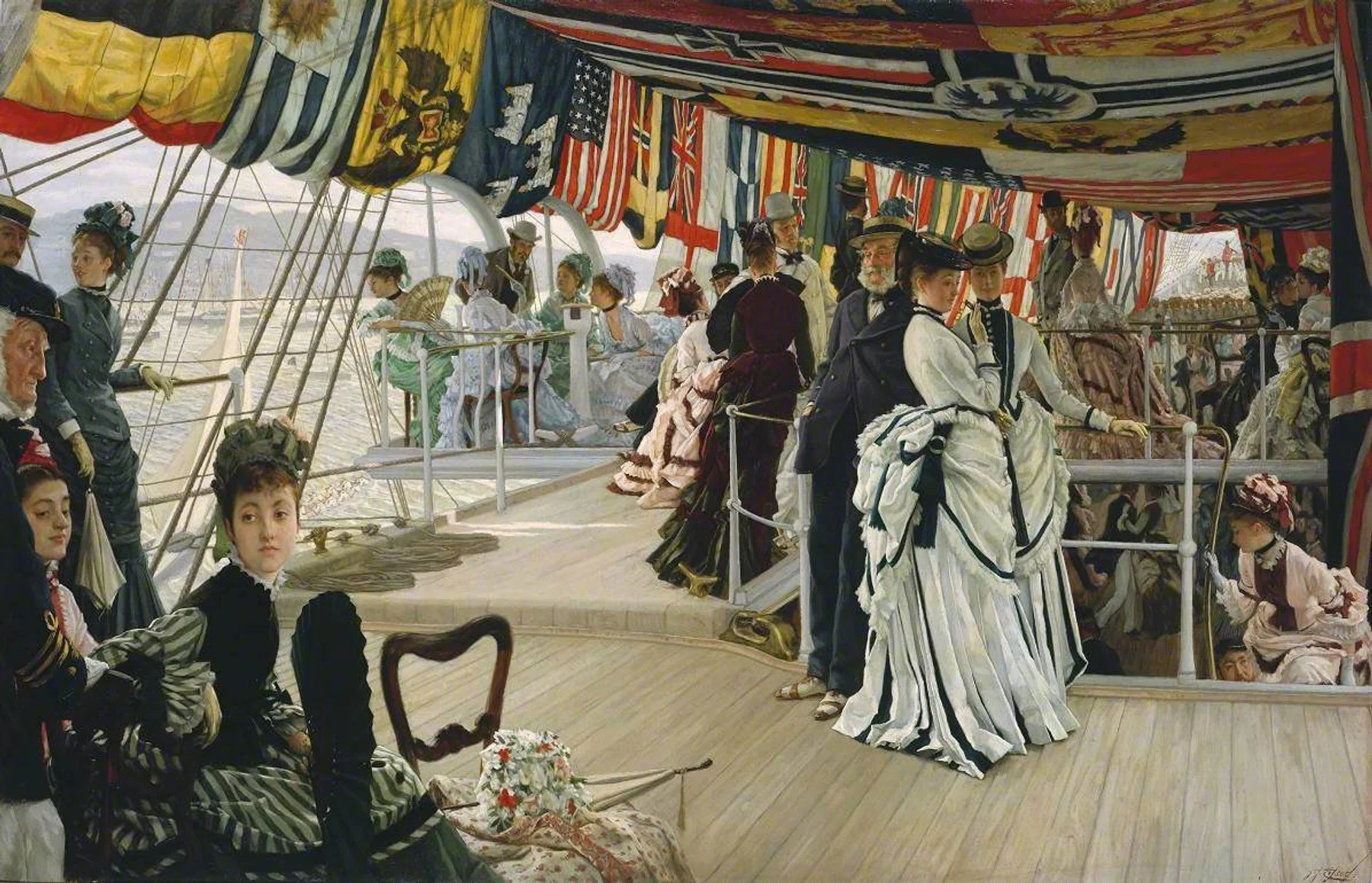 Le Bal sur le pont — James Tissot