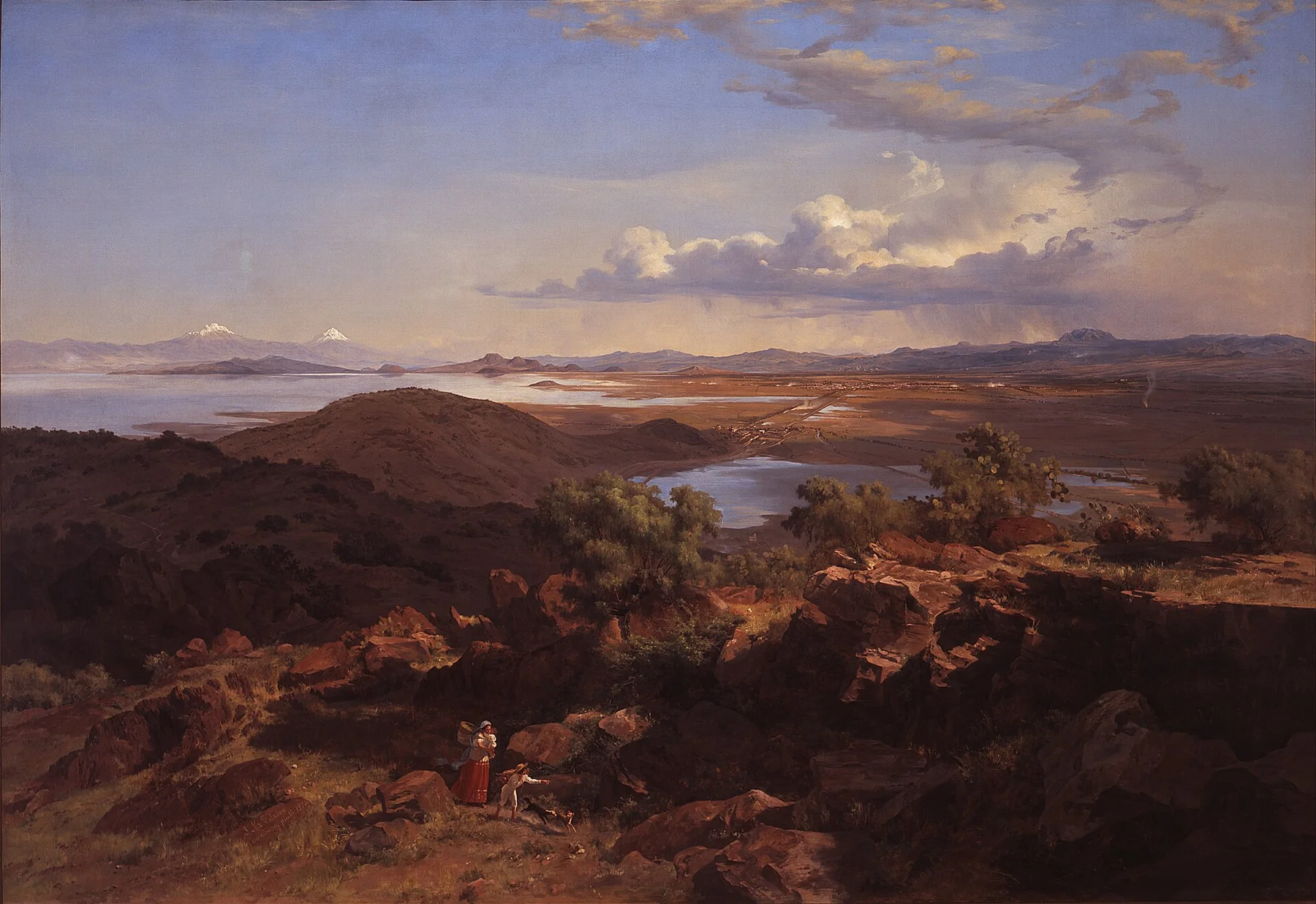 The Valley of Mexico from the Santa Isabel Mountain Range — José María Velasco