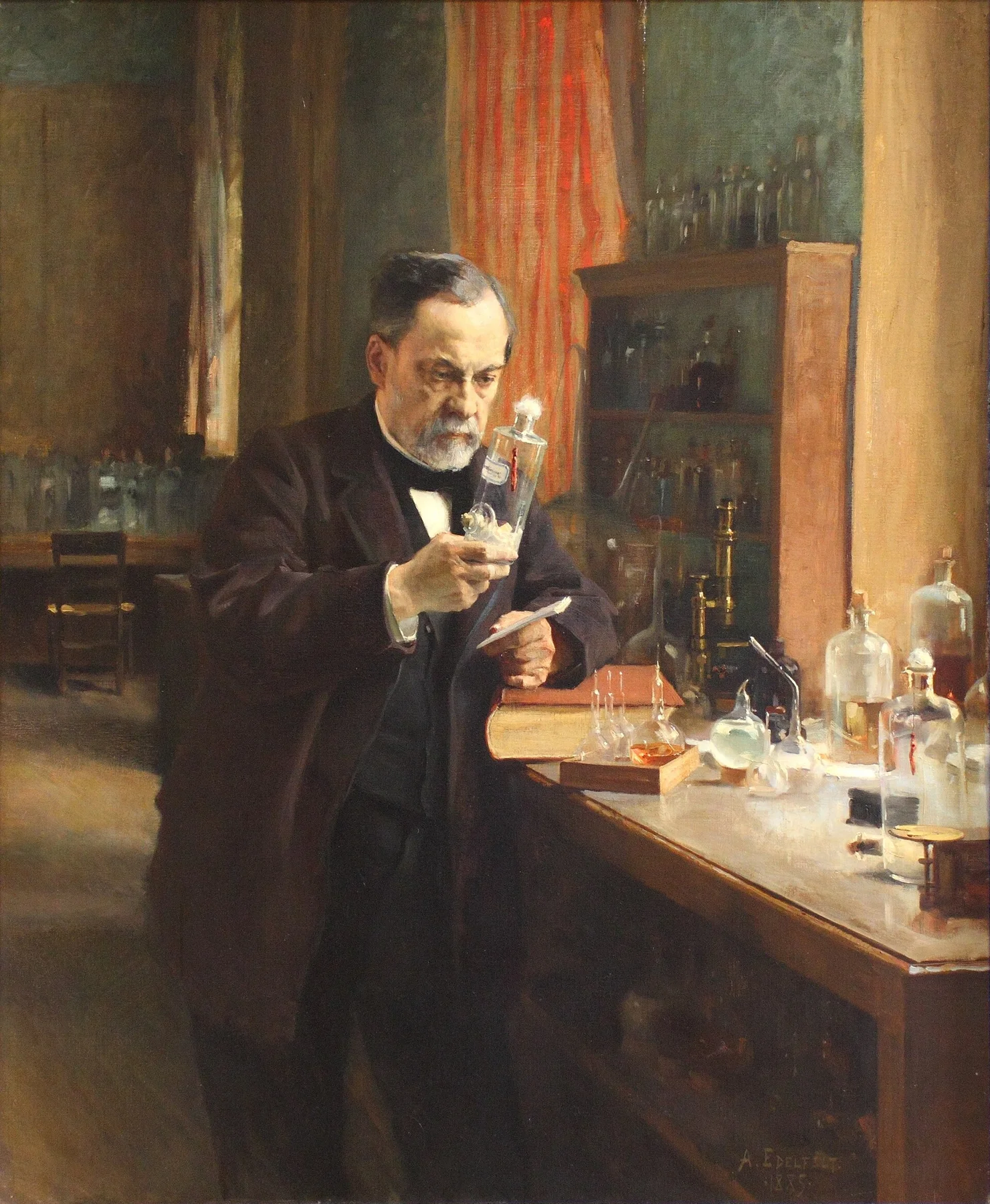 Louis Pasteur portréja — Albert Edelfelt