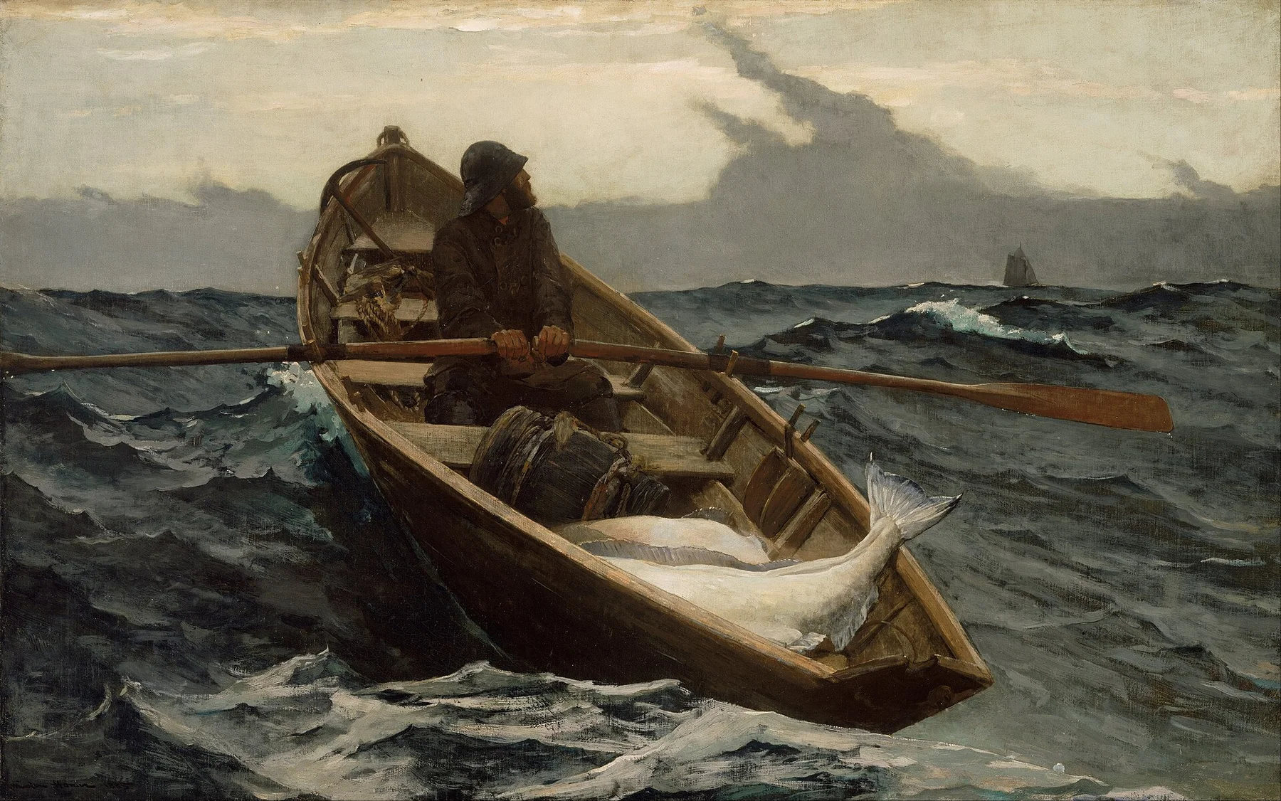 Aviso de niebla — Winslow Homer
