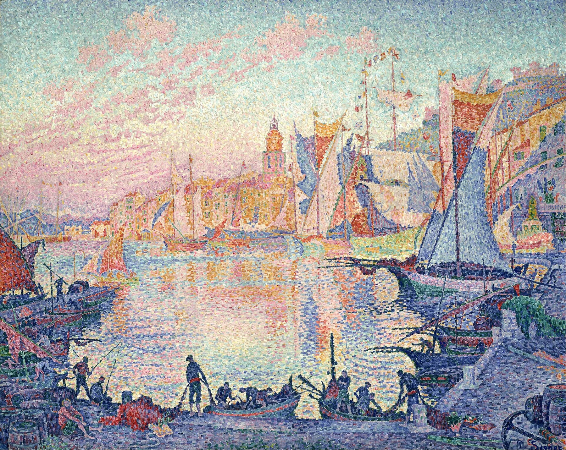 The Port of Saint-Tropez — Paul Signac