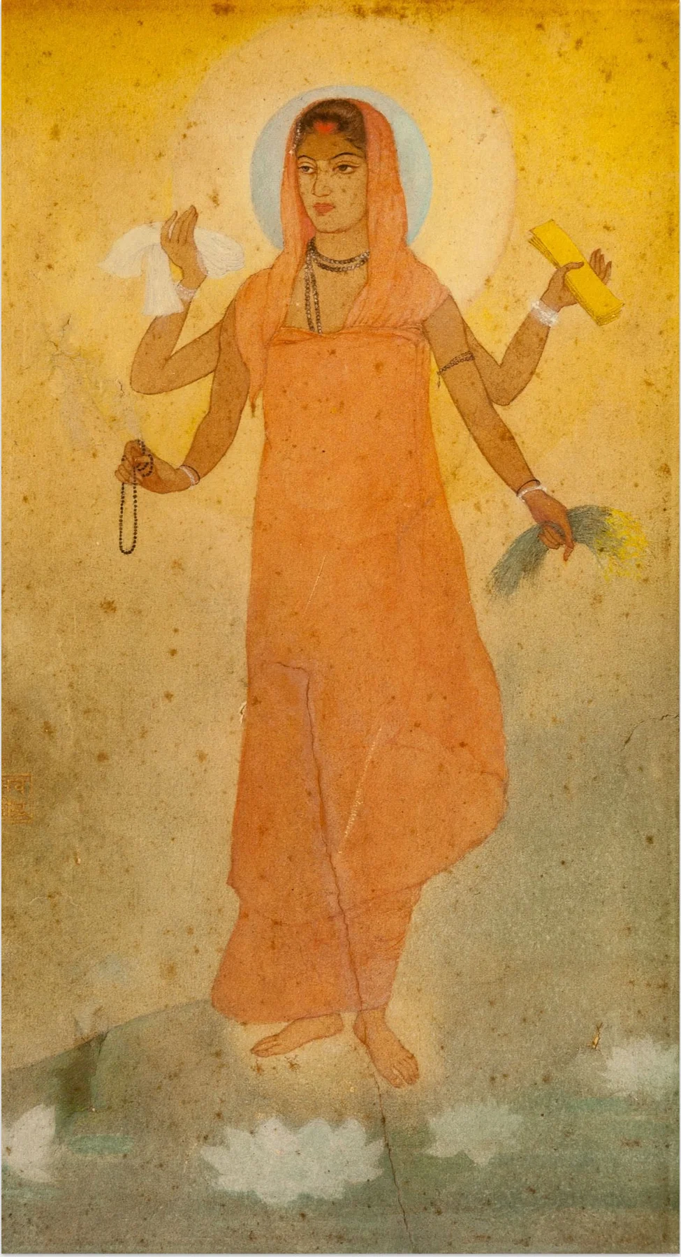 Bhárat Máta (India anya) — Abanindranath Tagore
