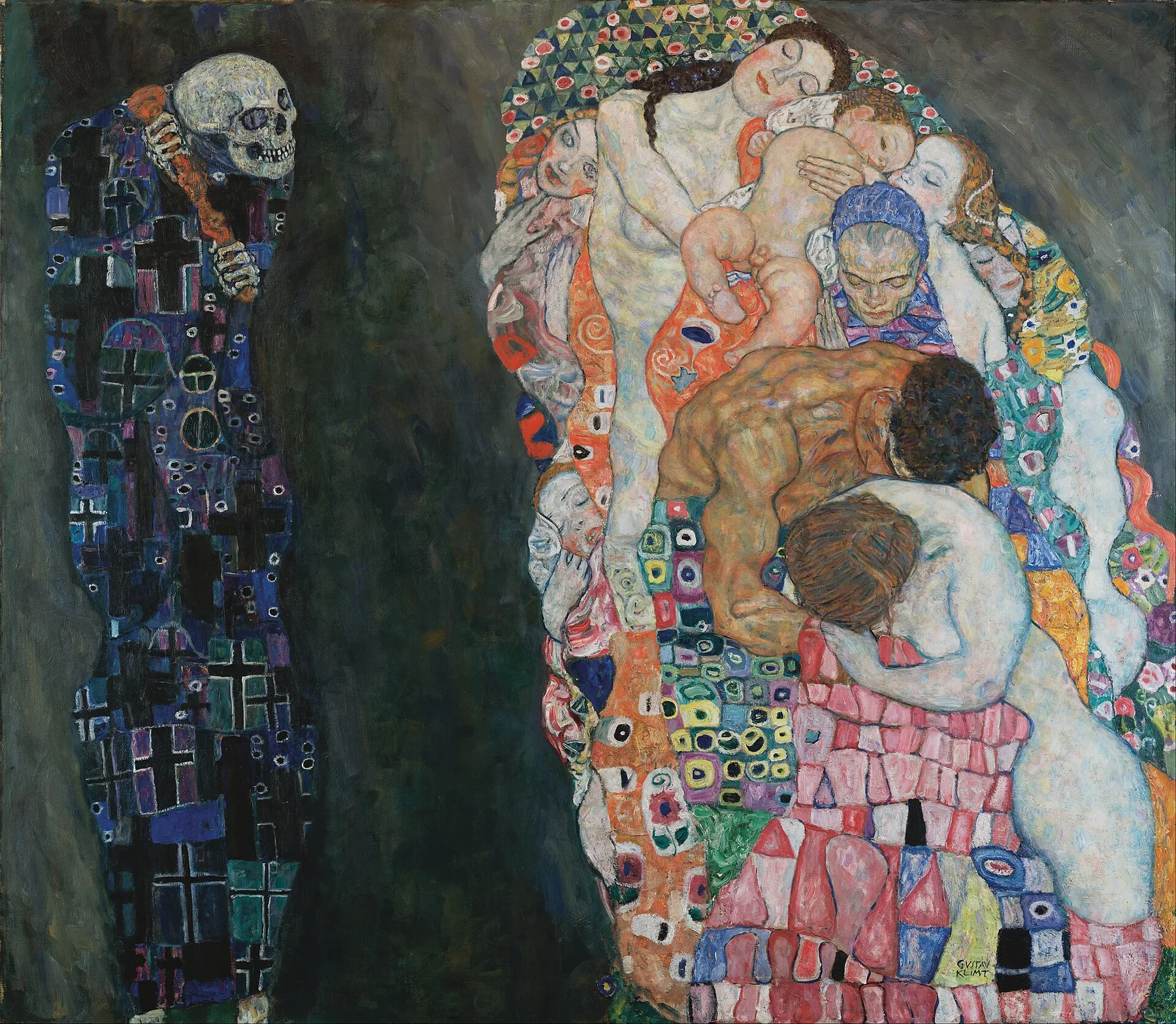 Halál és élet — Gustav Klimt