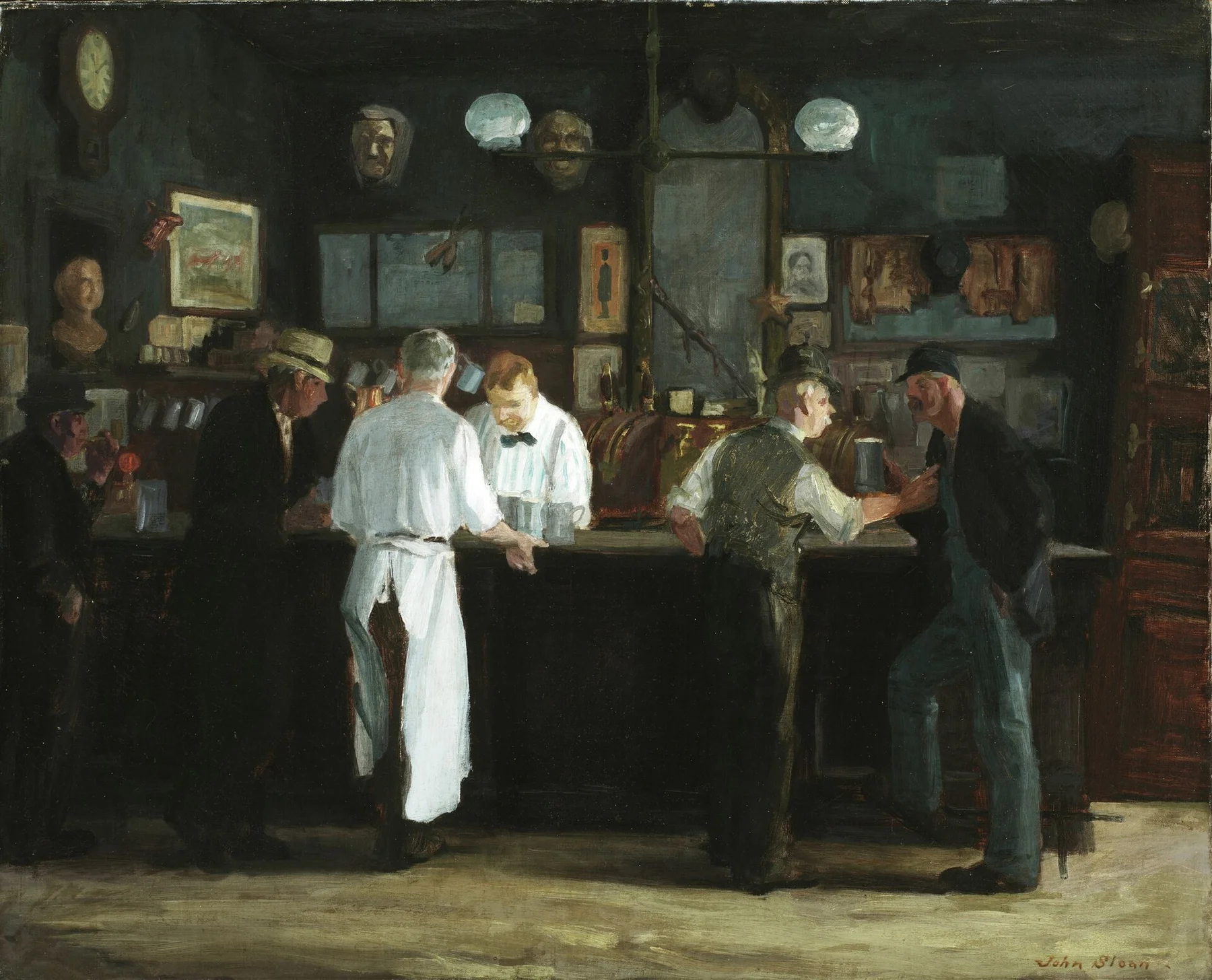 McSorley's Bar — John Sloan
