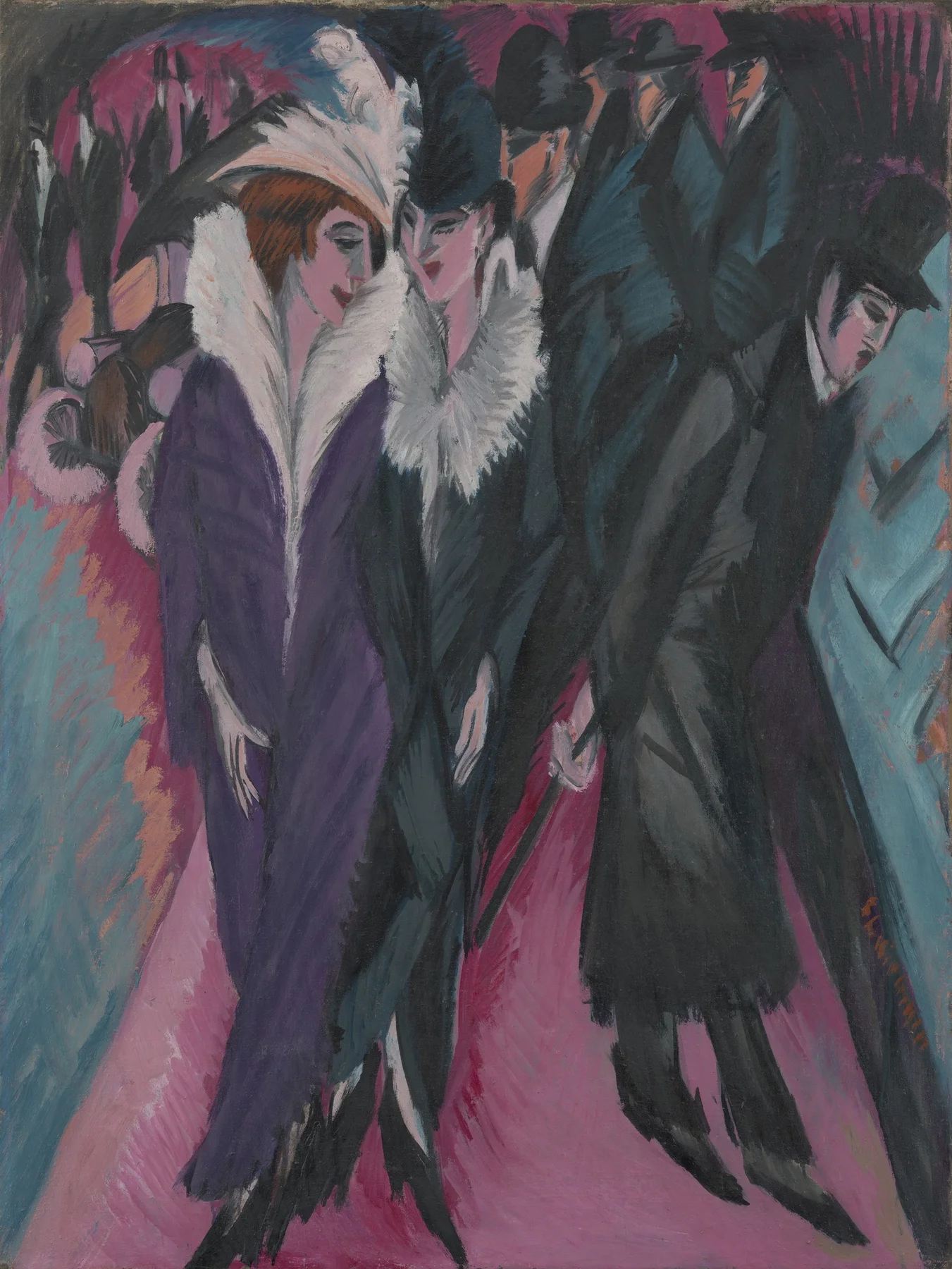 Rue, Berlin — Ernst Ludwig Kirchner