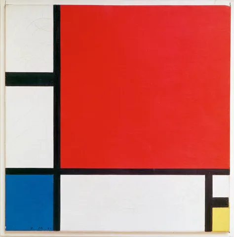 Composition II with Red, Blue and Yellow